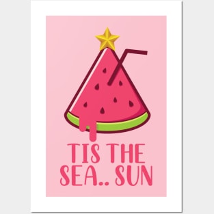 Tis The Sea Sun Posters and Art